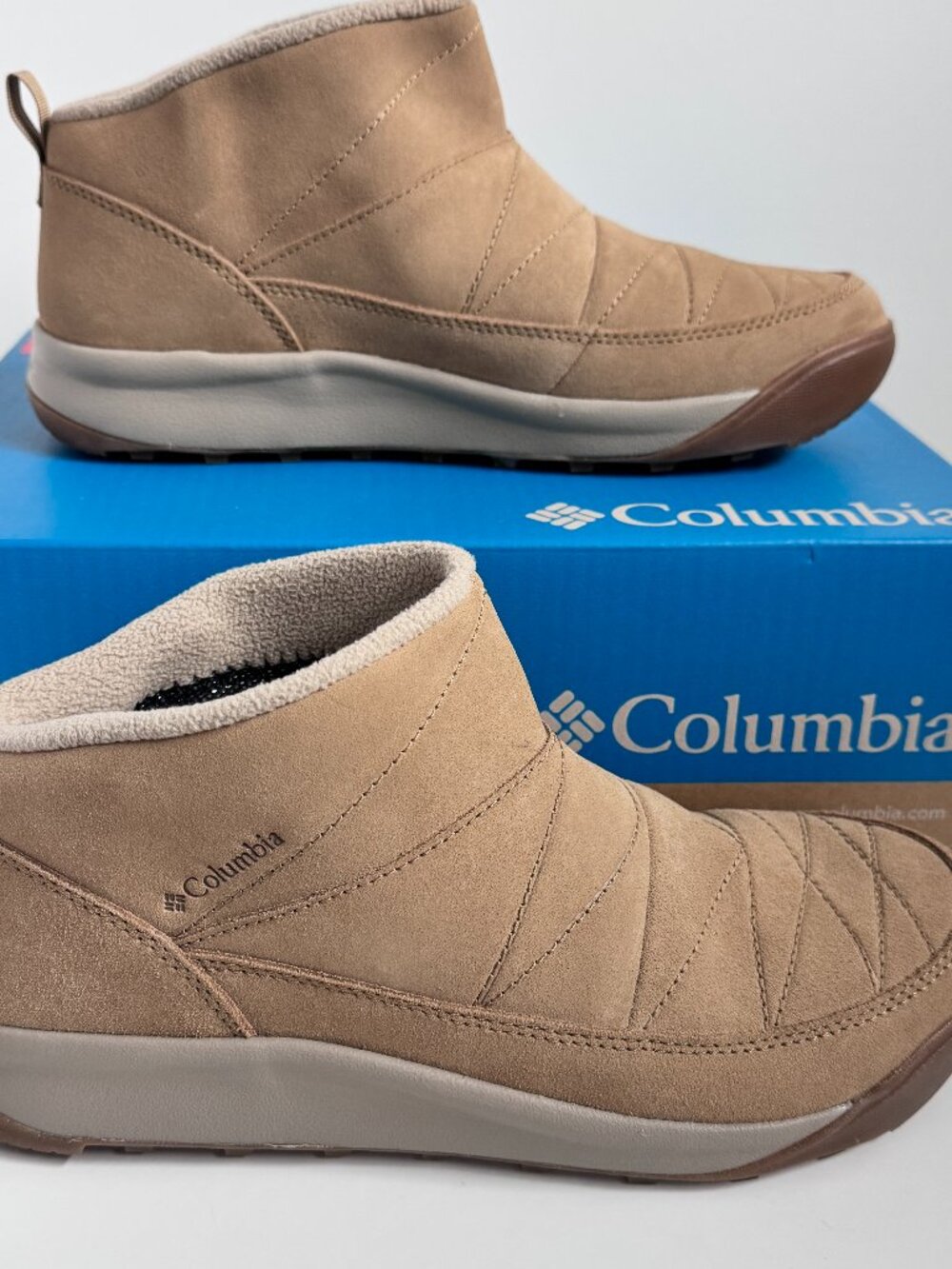 Columbia Minx Xtra Shorty Suede Ankle Boots Thermal Warm Cozy Winter Women's 10